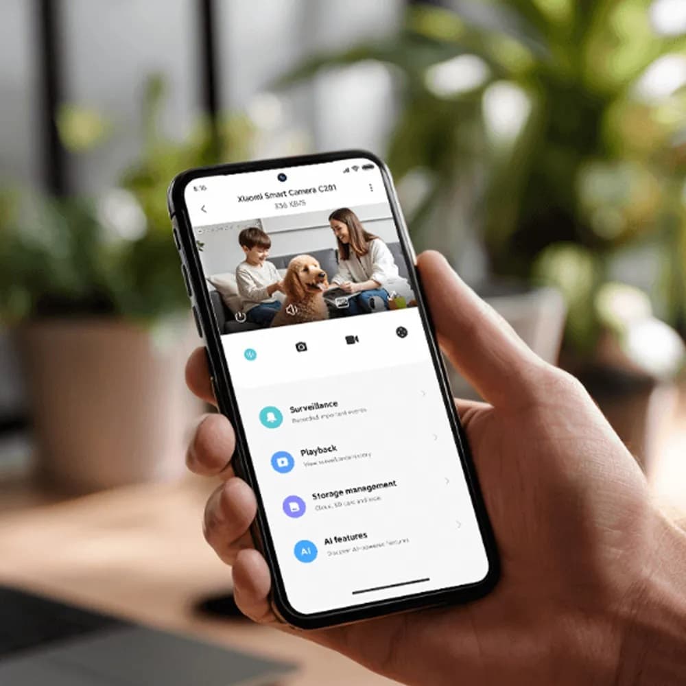 دوربین نظارتی هوشمند شیائومی مدل Xiaomi Smart Camera C201(دارای گارانتی تعویض، پلمپ کمپانی و 100% اورجینال به همراه ضمانت اصالت و سلامت کالا) — تصویر ۵