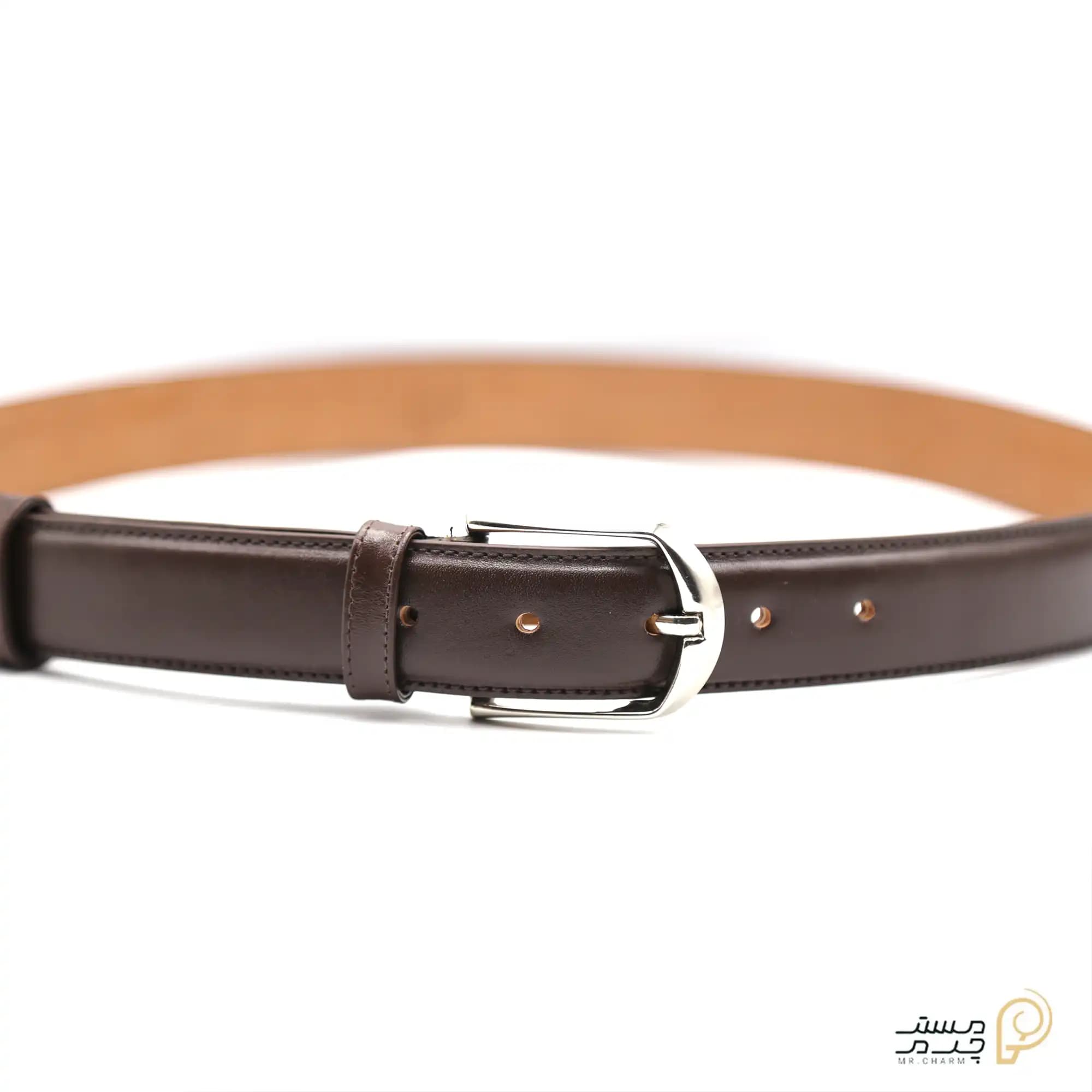 کمربند چرم مردانه mrc1318-72 — تصویر ۲
