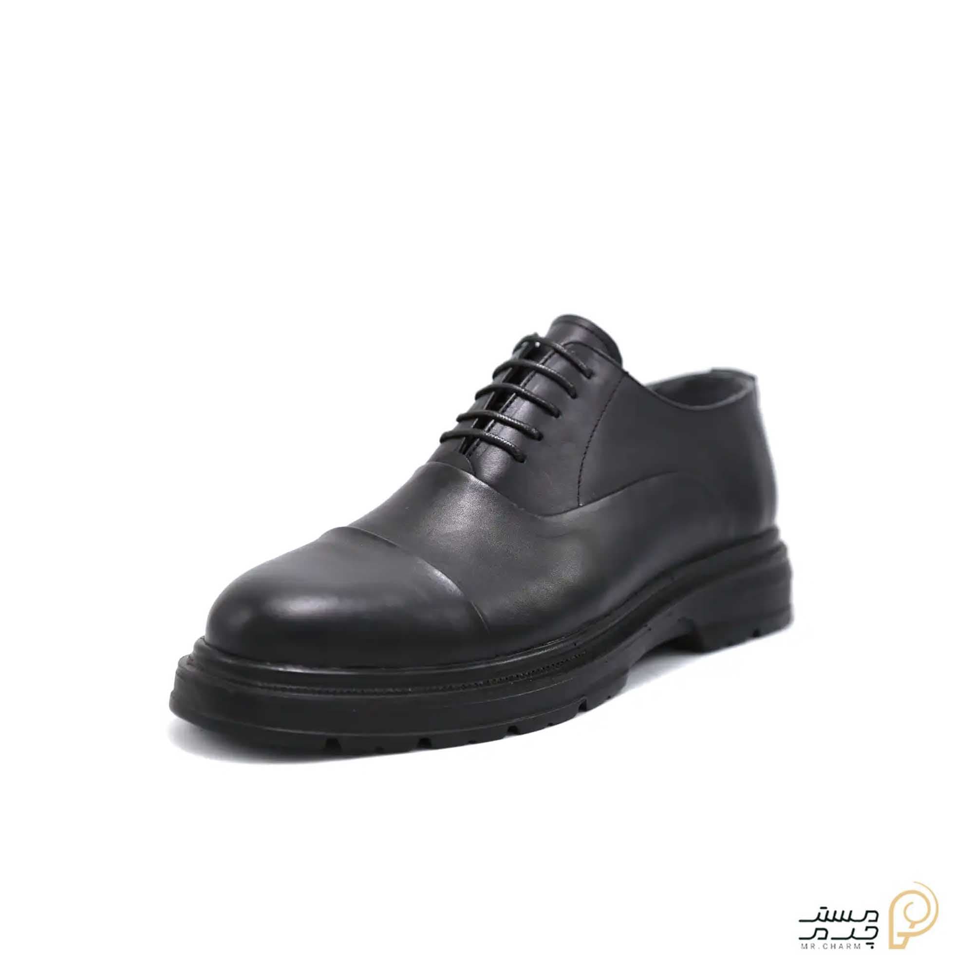کفش مردانه اداری چرم mrc1124-10 — تصویر ۲