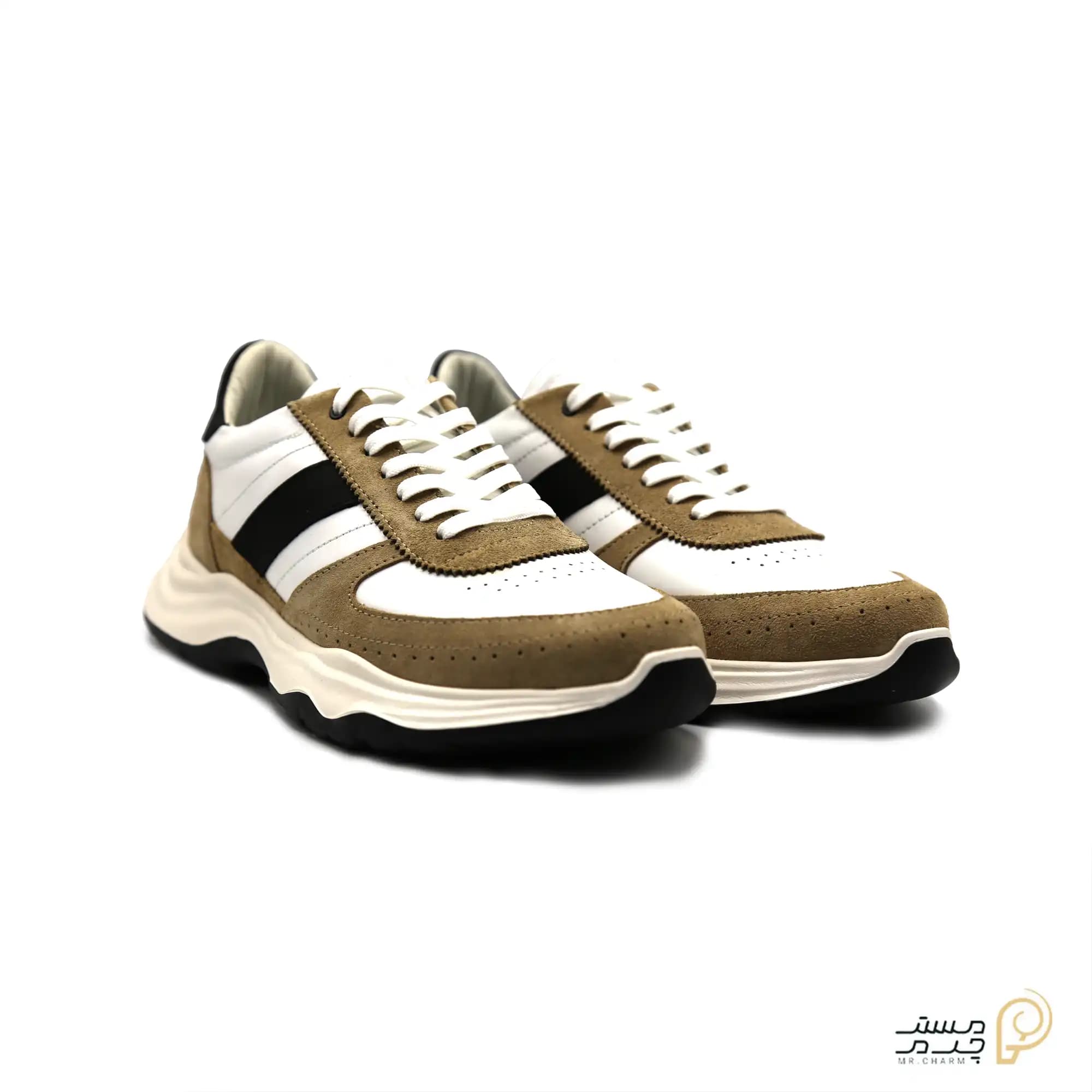 کتونی مردانه چرم اسپرت mrc1126-03 — تصویر ۵