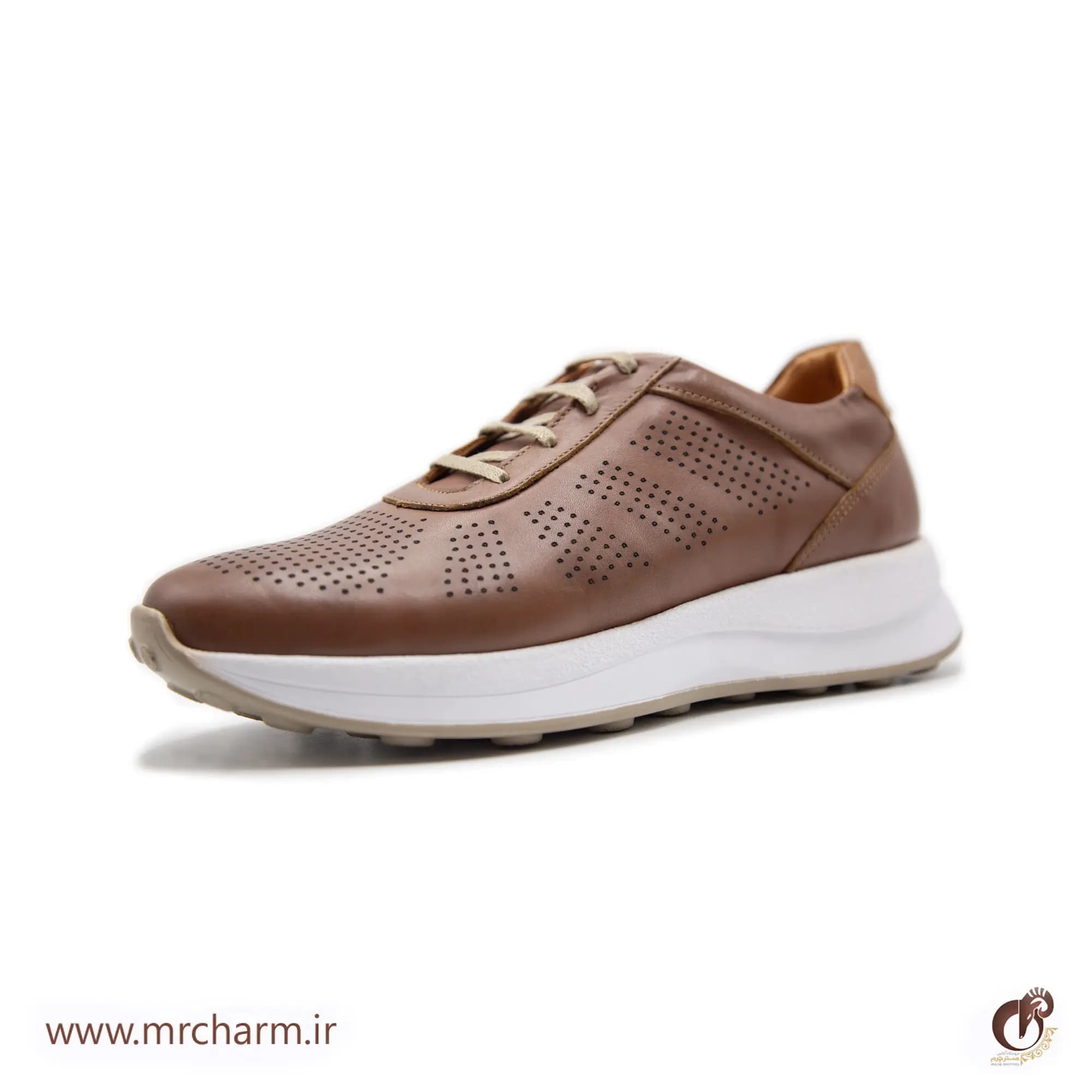 کتونی مردانه چرم اسپرت mrc1121-37 — تصویر ۳