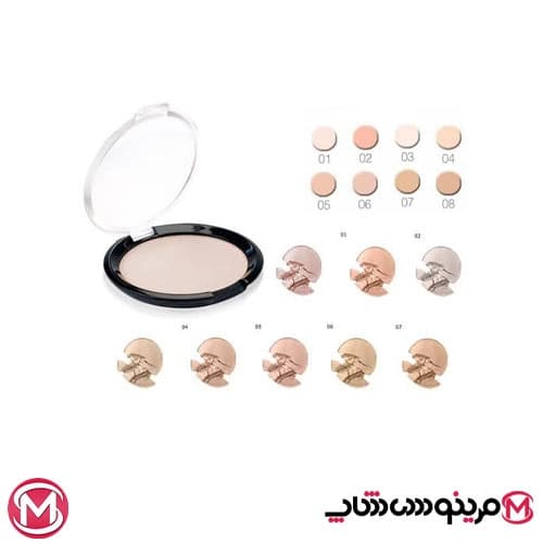 پنکک فشرده Pressed Powder گلدن رز (03) — تصویر ۲