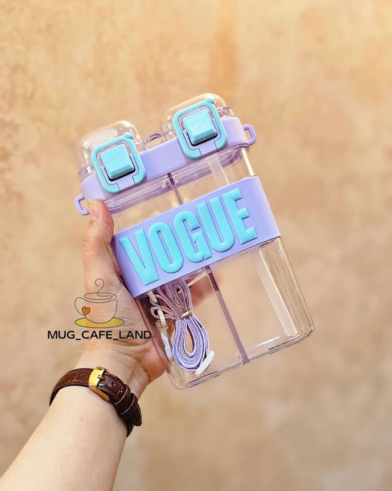 قمقمه دو مخزنه کتابی VOGUE گنجایش 750 میل — تصویر ۴