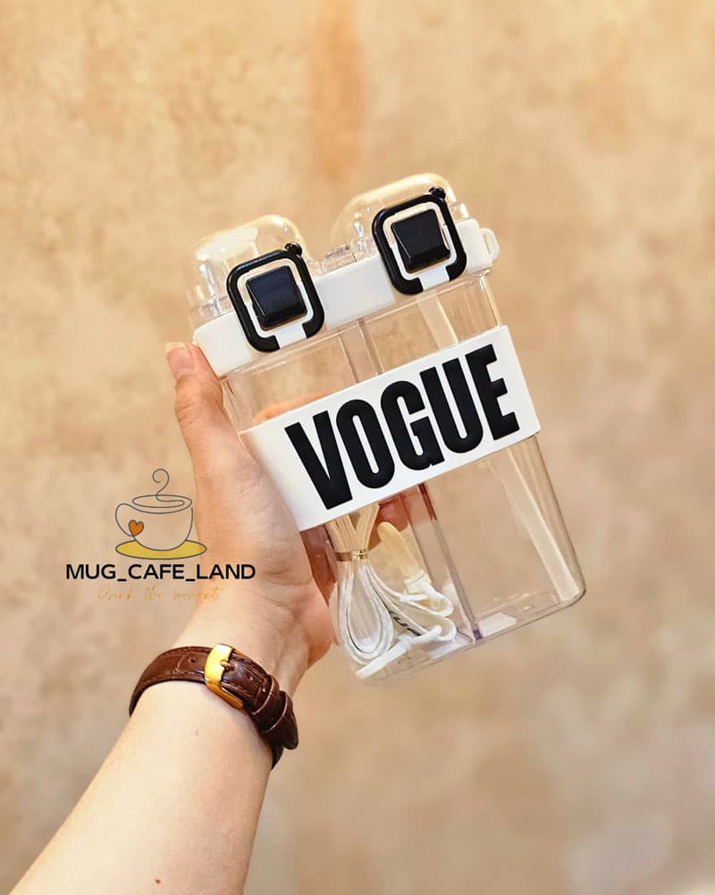 قمقمه دو مخزنه کتابی VOGUE گنجایش 750 میل — تصویر ۵