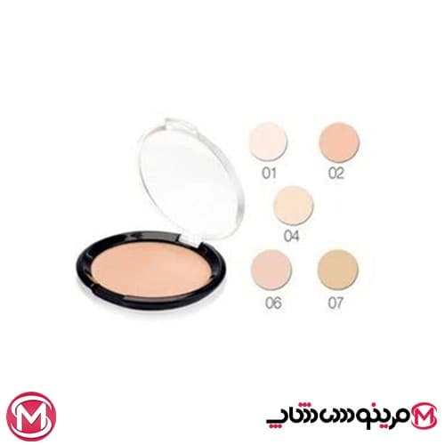 پنکک فشرده Pressed Powder گلدن رز (02) — تصویر ۲