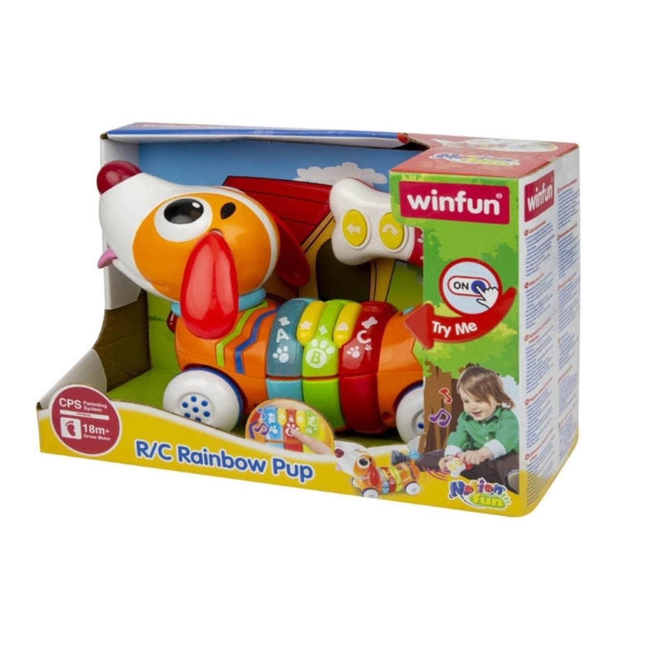 اسباب بازی آموزشی سگ رنگین کمان Winfun — تصویر ۲