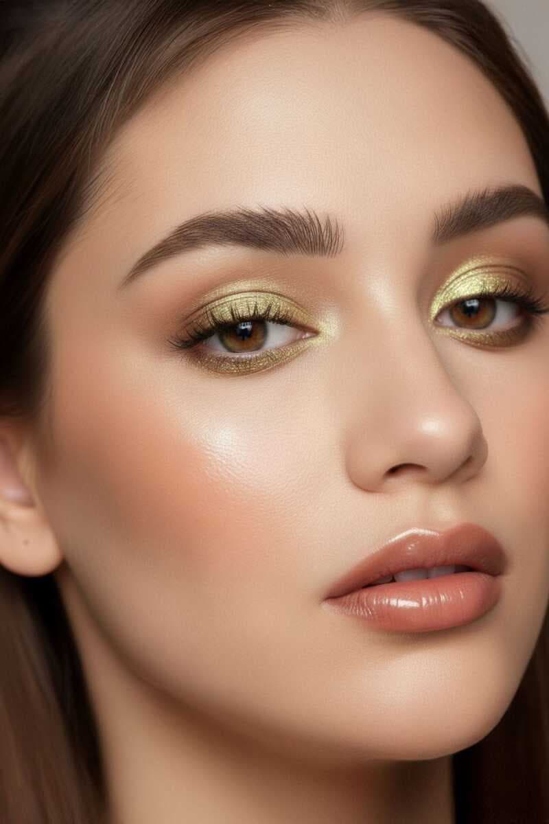 سایه تکی Glitter Glow گلدن رز (04) — تصویر ۴