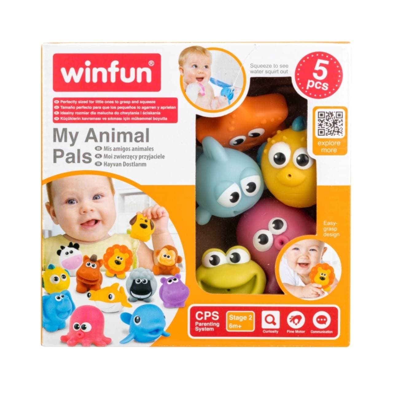پوپت پنج عددی حیوانات دریایی Winfun