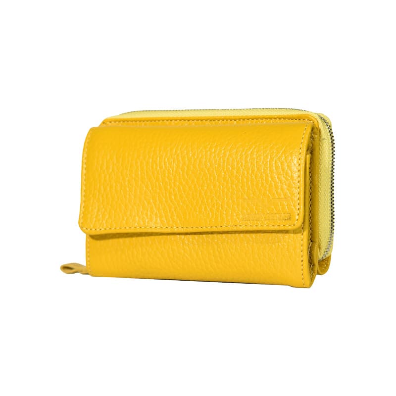 کیف پول زنانه چرم طبیعی آروین چرم کد AR-255