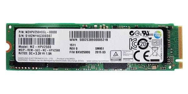 هارد سامسونگ Samsung SSD M2 256GB استوک — تصویر ۳