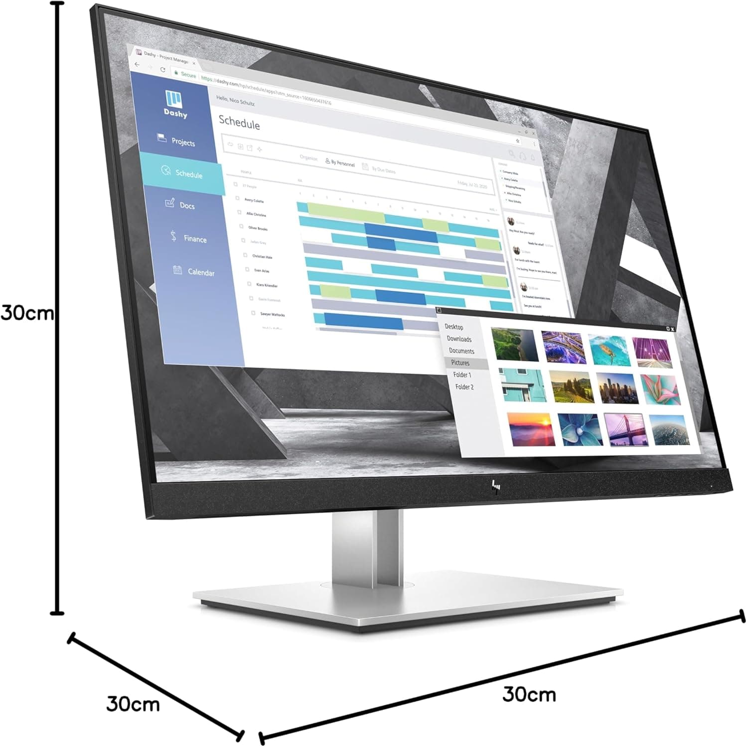 مانیتور 27 اینچ 2K اچ پی مدل HP Elite Display E27q G4