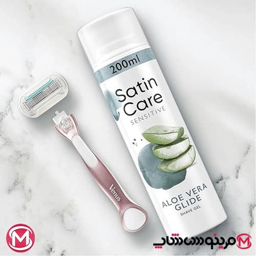 ژل اصلاح بانوان Satin Care حجم ۲۰۰میل — تصویر ۲