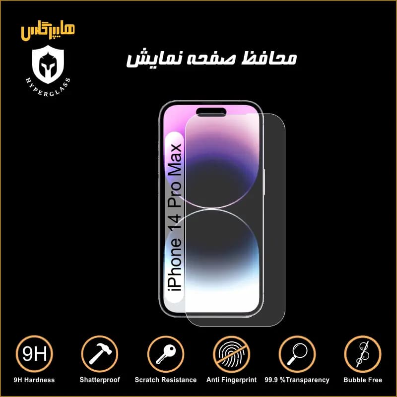 محافظ صفحه نمایش آیفون 14 پرومکس — تصویر ۳