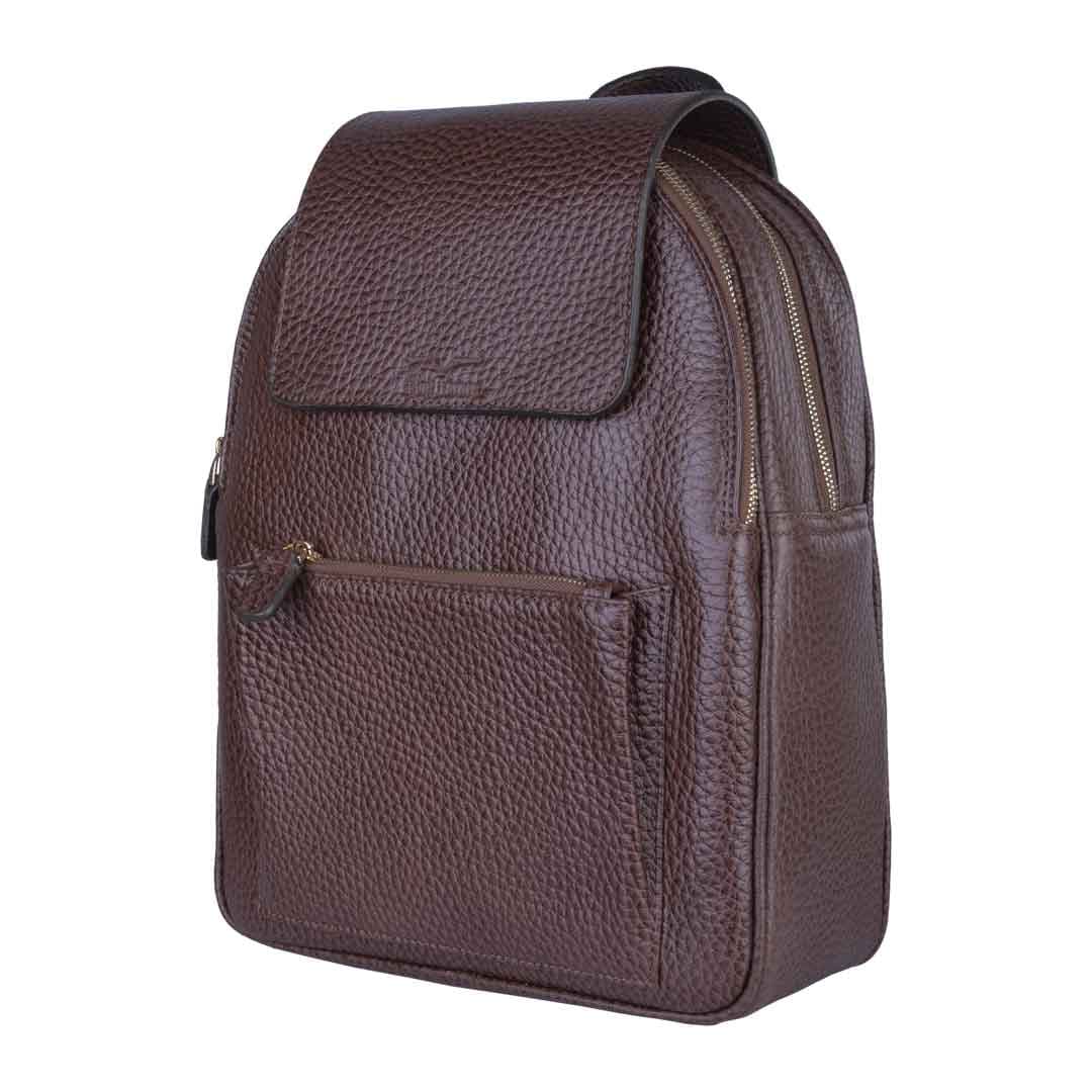 کوله پشتی چرم طبیعی آروین چرم کد AR-503