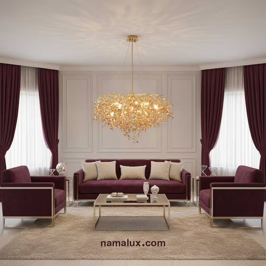 لوستر آویز درختی (کد: 6105)
