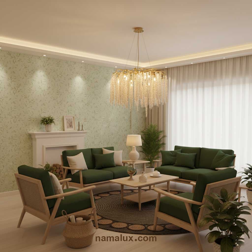 لوستر آویز درختی (کد: 6103)