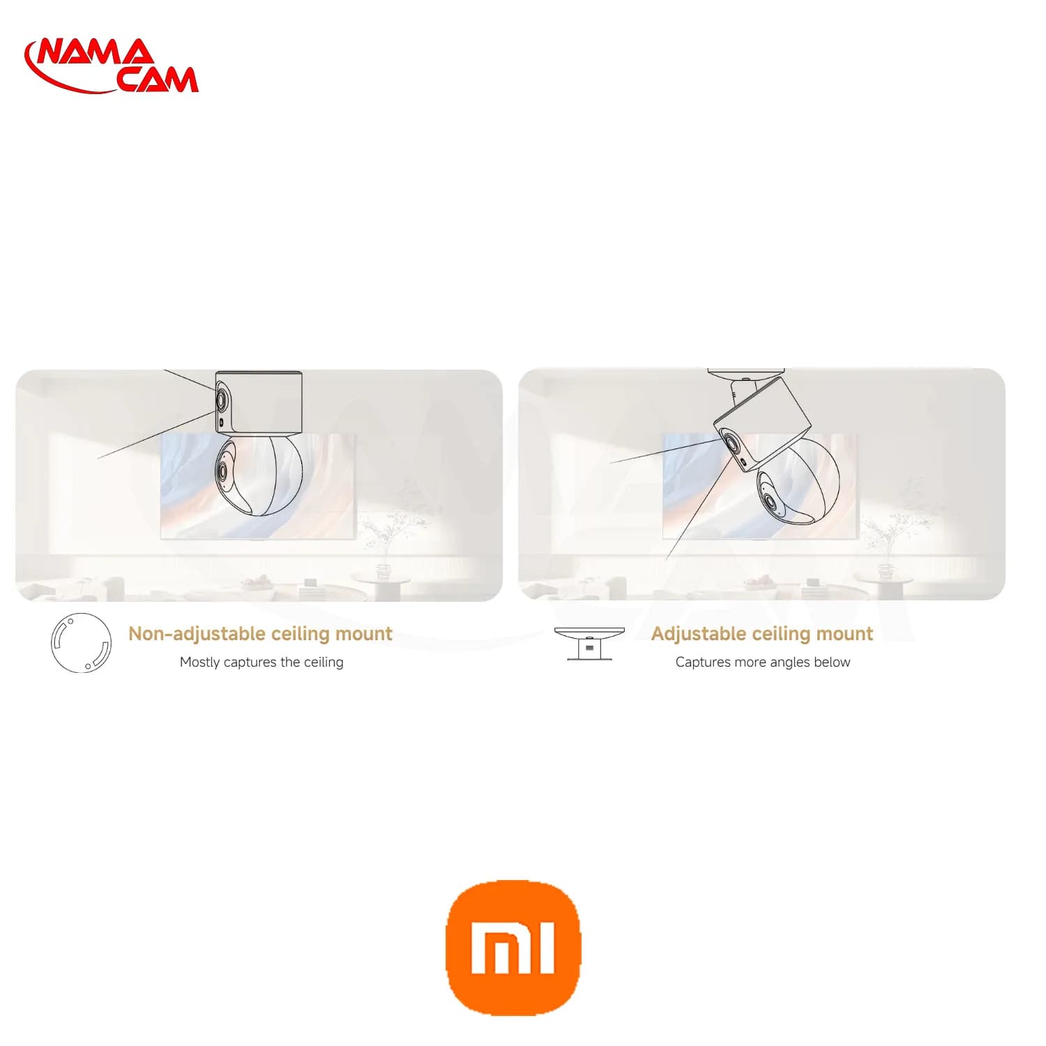 دوربین مداربسته دو لنز شیائومی Xiaomi Smart Camera C500 — تصویر ۶