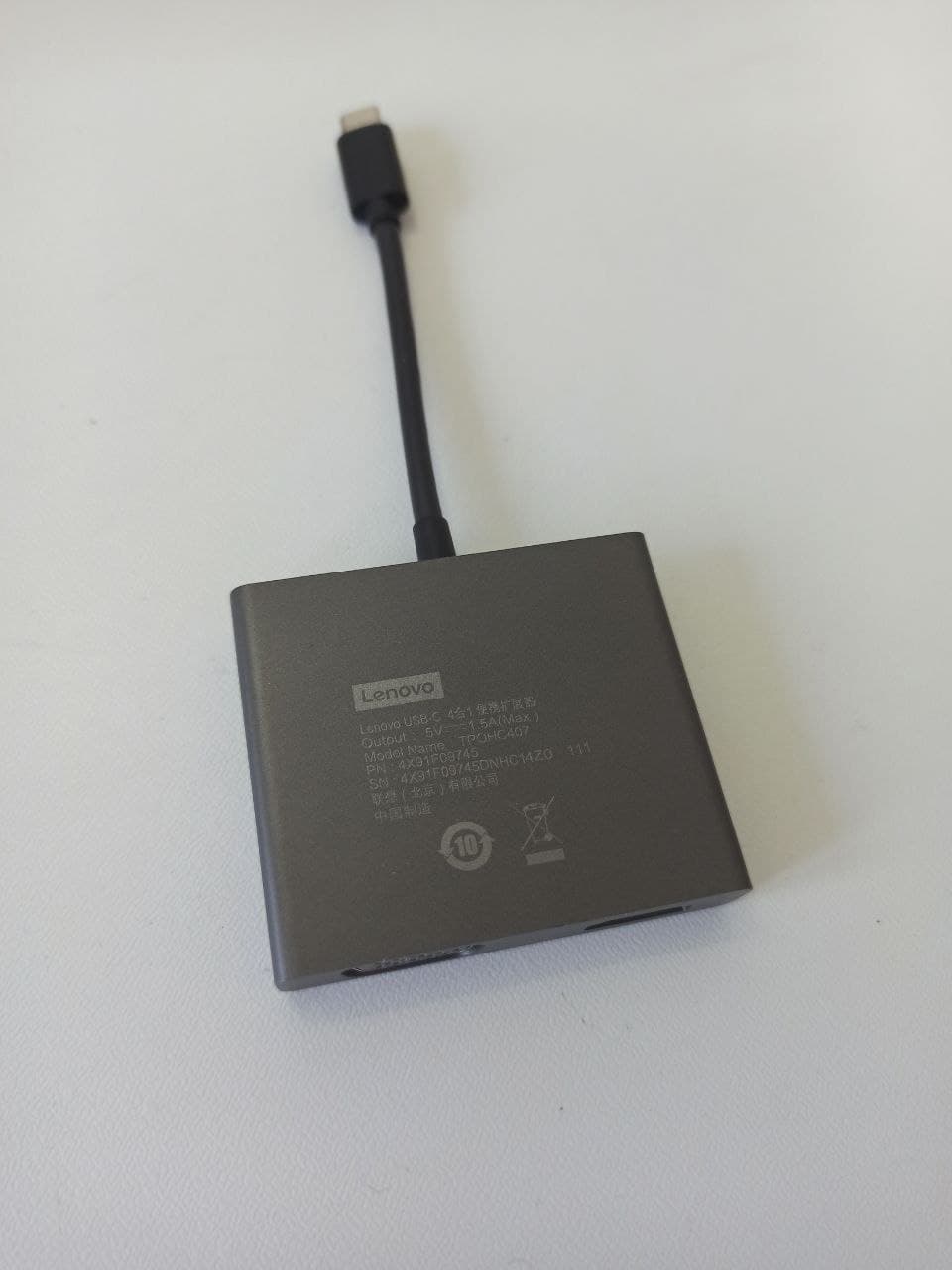 هاب تایپ سی Lenovo 4 in 1 آکبند — تصویر ۵