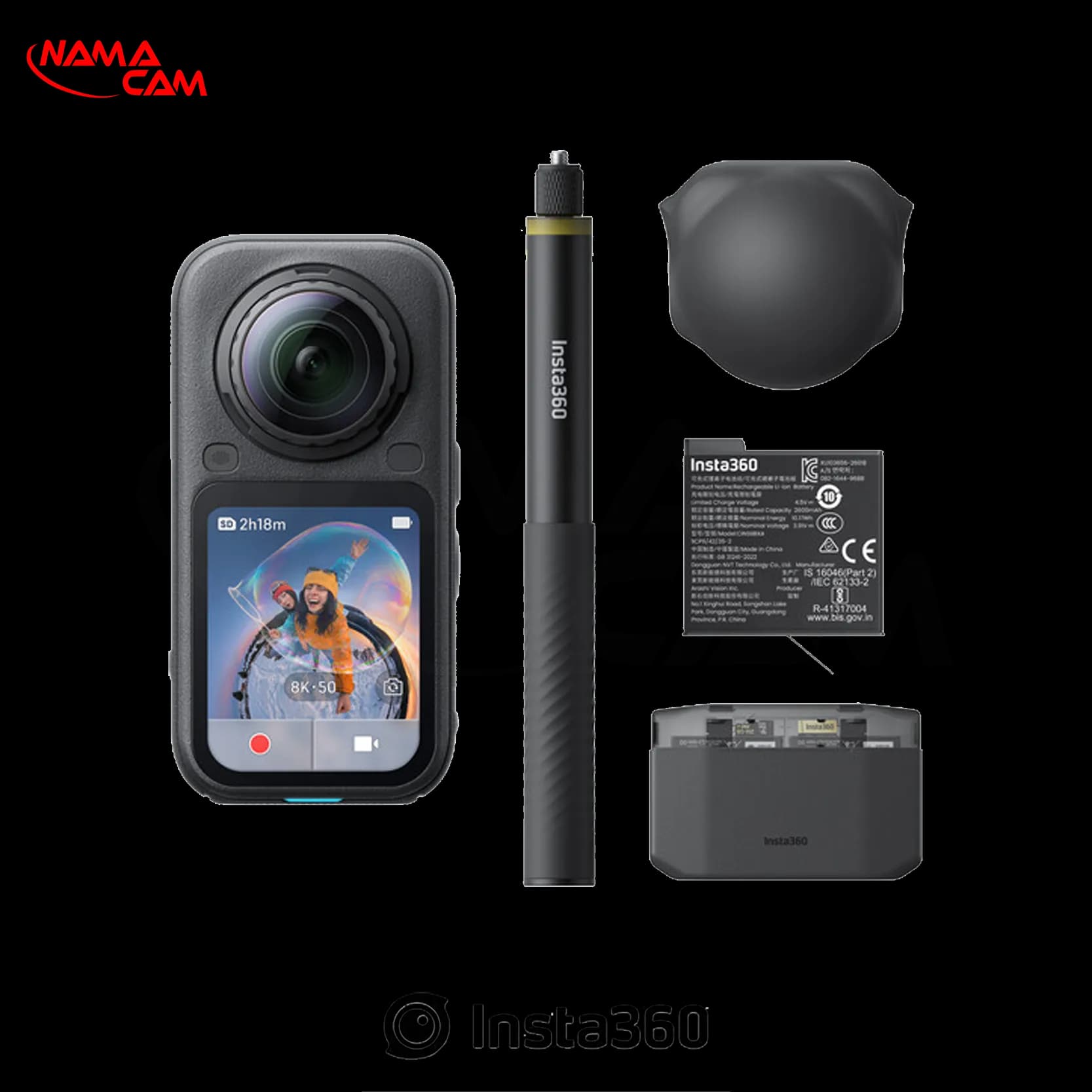 دوربین اینستا360 ایکس 6 – کیت اسنشیال – Insta360 X6 Essentials Bundle