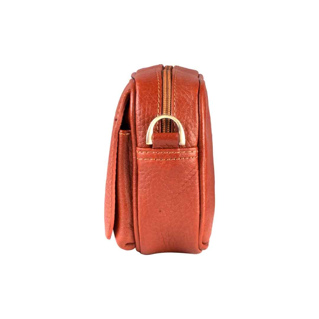 کیف دوشی چرم طبیعی آروین چرم کد AR-140 — تصویر ۶