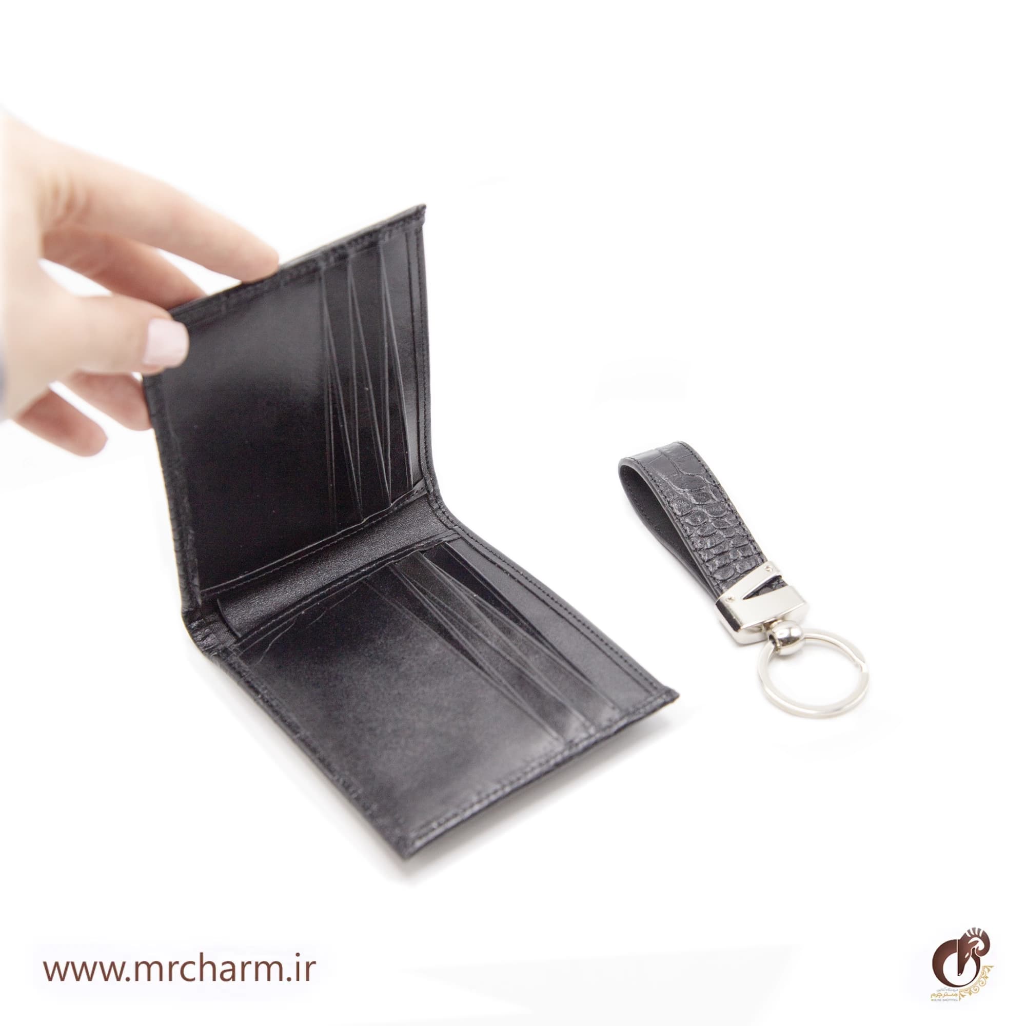 ست چرم کیف پول و جاسوئیچی mrc1318-34 — تصویر ۵