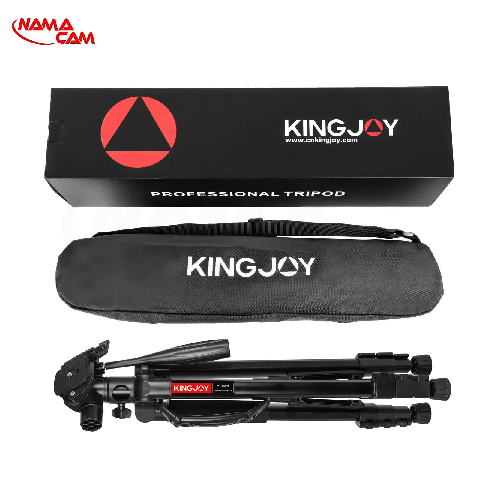 سه‌پایه کینگ جوی آلومینیومی سبک Kingjoy VT-890H — تصویر ۶