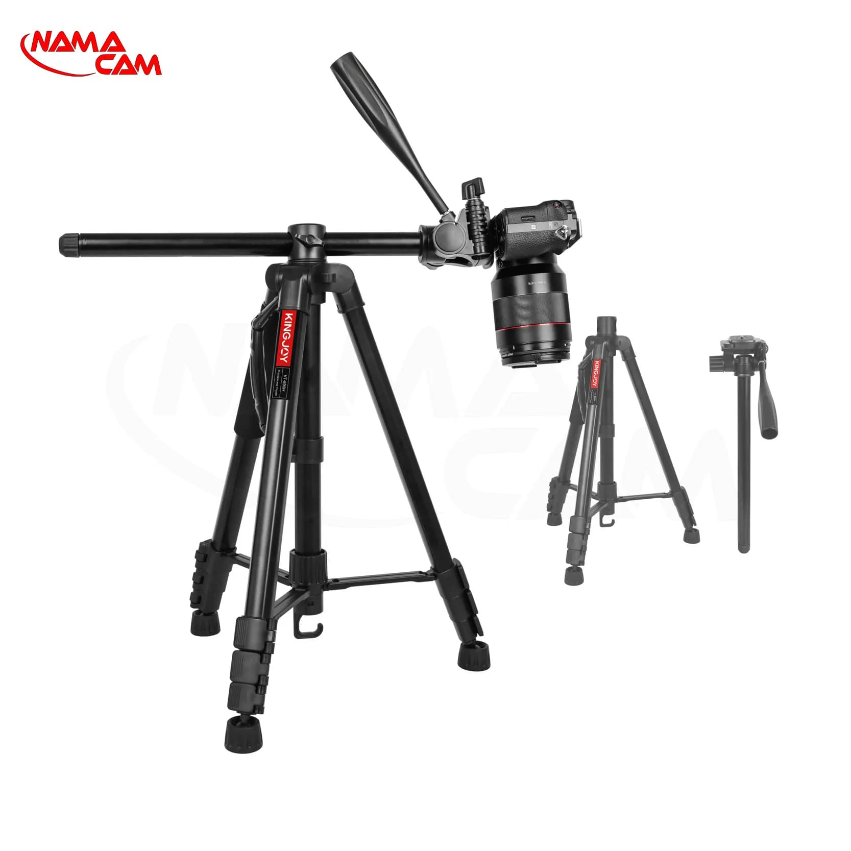 سه‌پایه کینگ جوی آلومینیومی سبک Kingjoy VT-890H — تصویر ۴