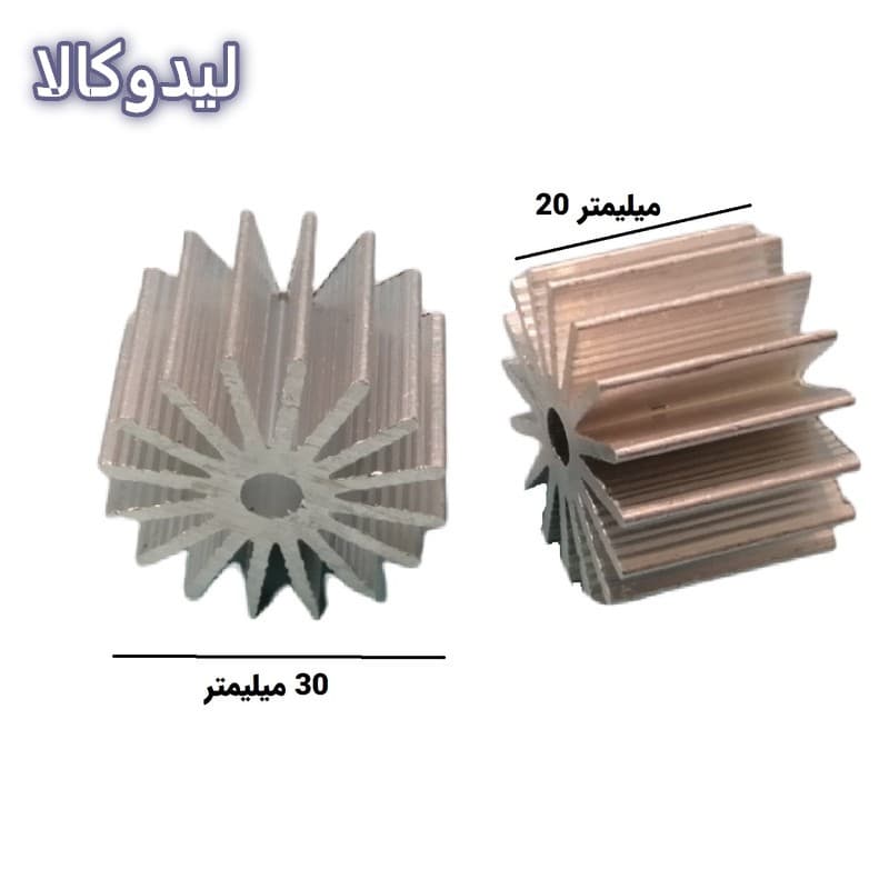 هیت سینک مدل خورشیدی کد HS 174-20 بسته دو عددی — تصویر ۲