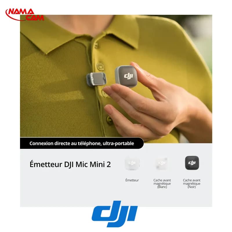 میکروفون DJI میک مینی ورژن 2 – فرستنده تک – DJI Mic Mini 2 Transmitter — تصویر ۵