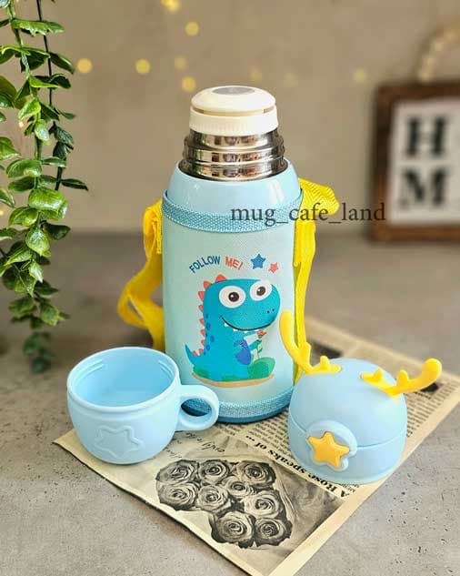 فلاسک کودک طرح دایناسور کد 0024 — تصویر ۳