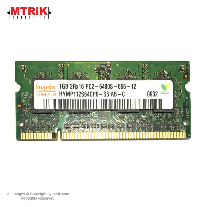 رم لپ تاپ هاینیکس مدل 1GB 2Rx16 PC2-6400S-666-12 — تصویر ۴
