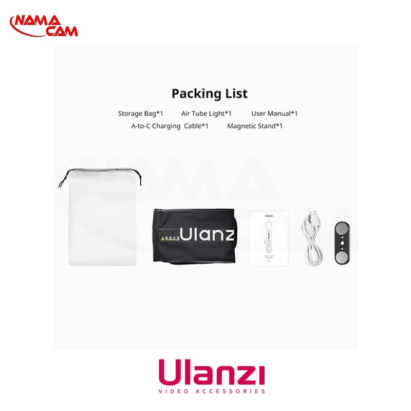 تیوب لایت بادی اولانزی Ulanzi UA20 Portable Air Tube Light — تصویر ۶