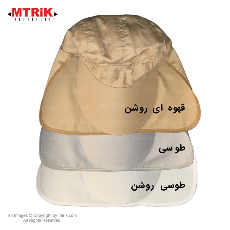 کلاه آفتابگیر شال دار مدل SUN30 — تصویر ۵