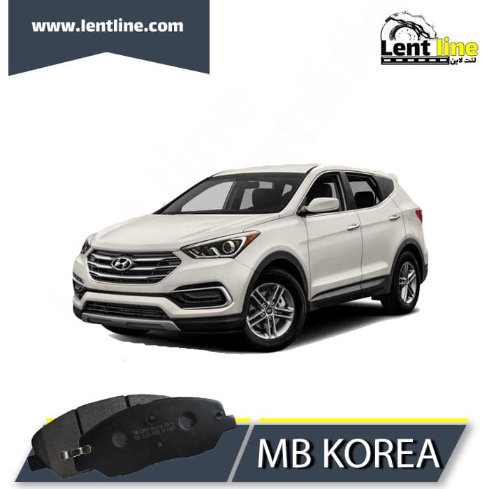 لنت ترمز جلو سانتافه برند MB KOREA سرامیکی