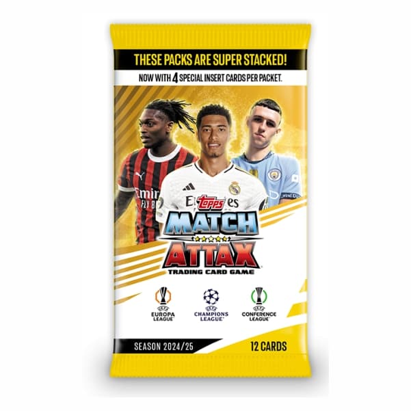 پک 12 تایی کارت فوتبالی 2025 Match Attax