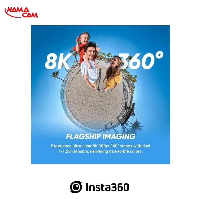 کیت موتورسواری دوربین اکشن اینستا 360 X5 مدل insta360 X5 Motorcycle Bundle — تصویر ۴