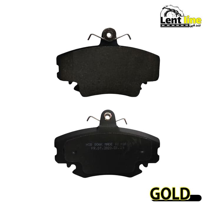 لنت ترمز جلو رنو L90 برند GOLD — تصویر ۳