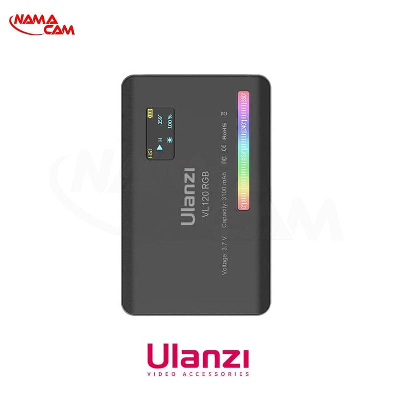 ویدیو لایت اولانزی VL120 چند رنگ Ulanzi VL120 RGB — تصویر ۳