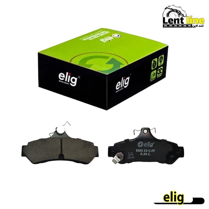 لنت ترمز عقب تویوتا اریون برند elig — تصویر ۲