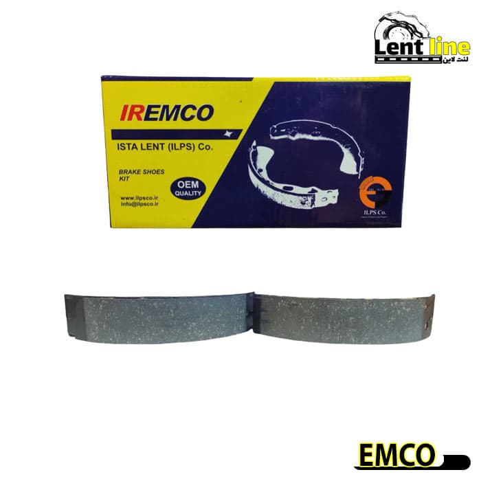 لنت ترمز عقب کفشکی تیبا برند EMCO — تصویر ۲