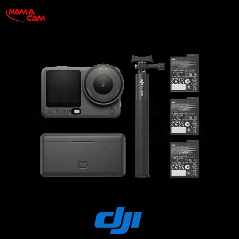 دوربین اسمو اکشن 6 ادونچر کمبو – DJI Osmo Action 6 Adventure Combo