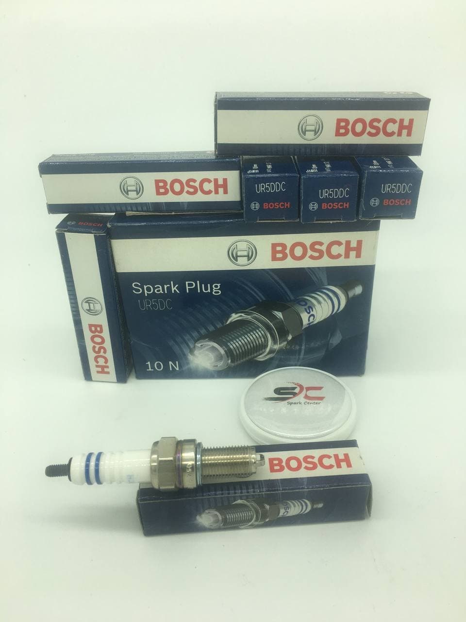 شمع بوش موتور پالس دو پلاتین BOSCH UR5DDC(یک عدد)
