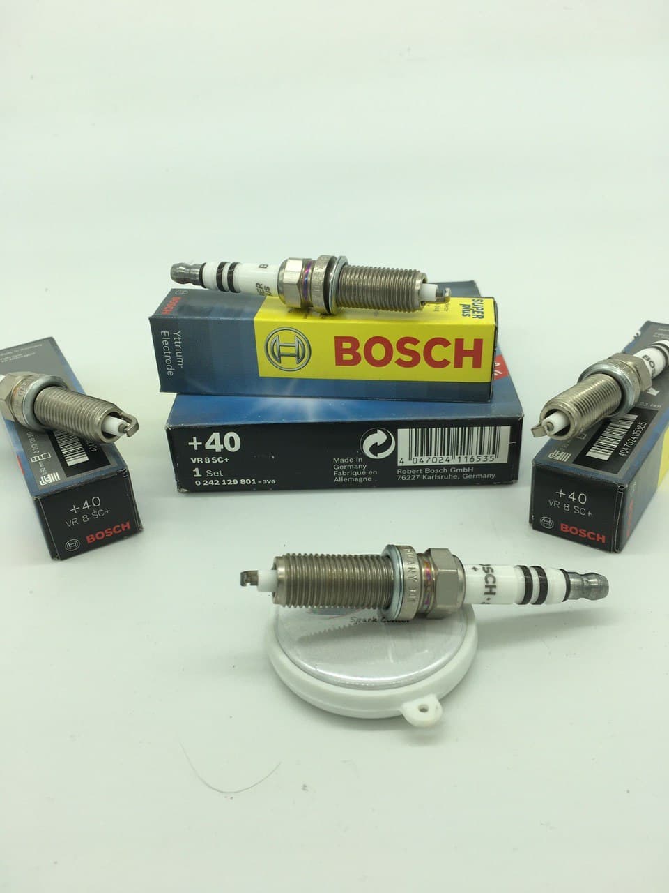 شمع بوش پایه بلند BOSCH VR8SC+ +40(یک عدد) — تصویر ۲