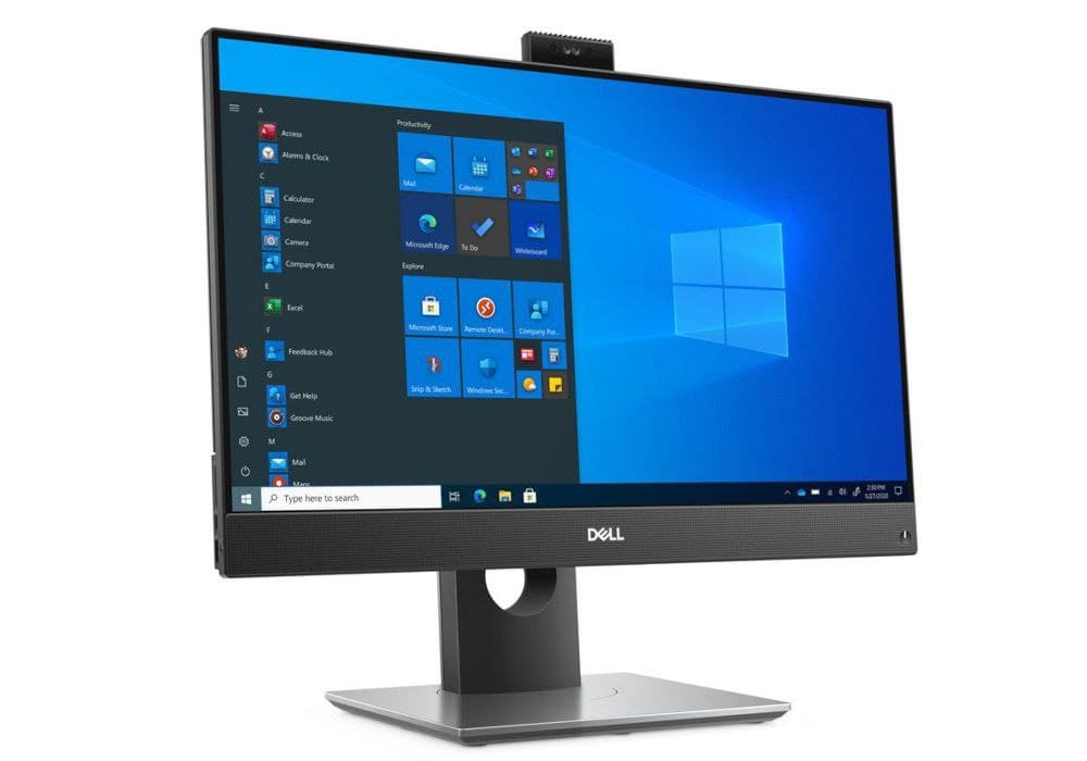ال این وان استوک دل 24 اینچ Dell OptiPlex 7470 TOUCH ( پردازنده i5 نسل 9 – سری پردازنده 9500 – هارد 256 گیگابایت SSD – رم 8 گیگابایت – تاچ – رزولوشن FHD – گرافیک Intel ) — تصویر ۳