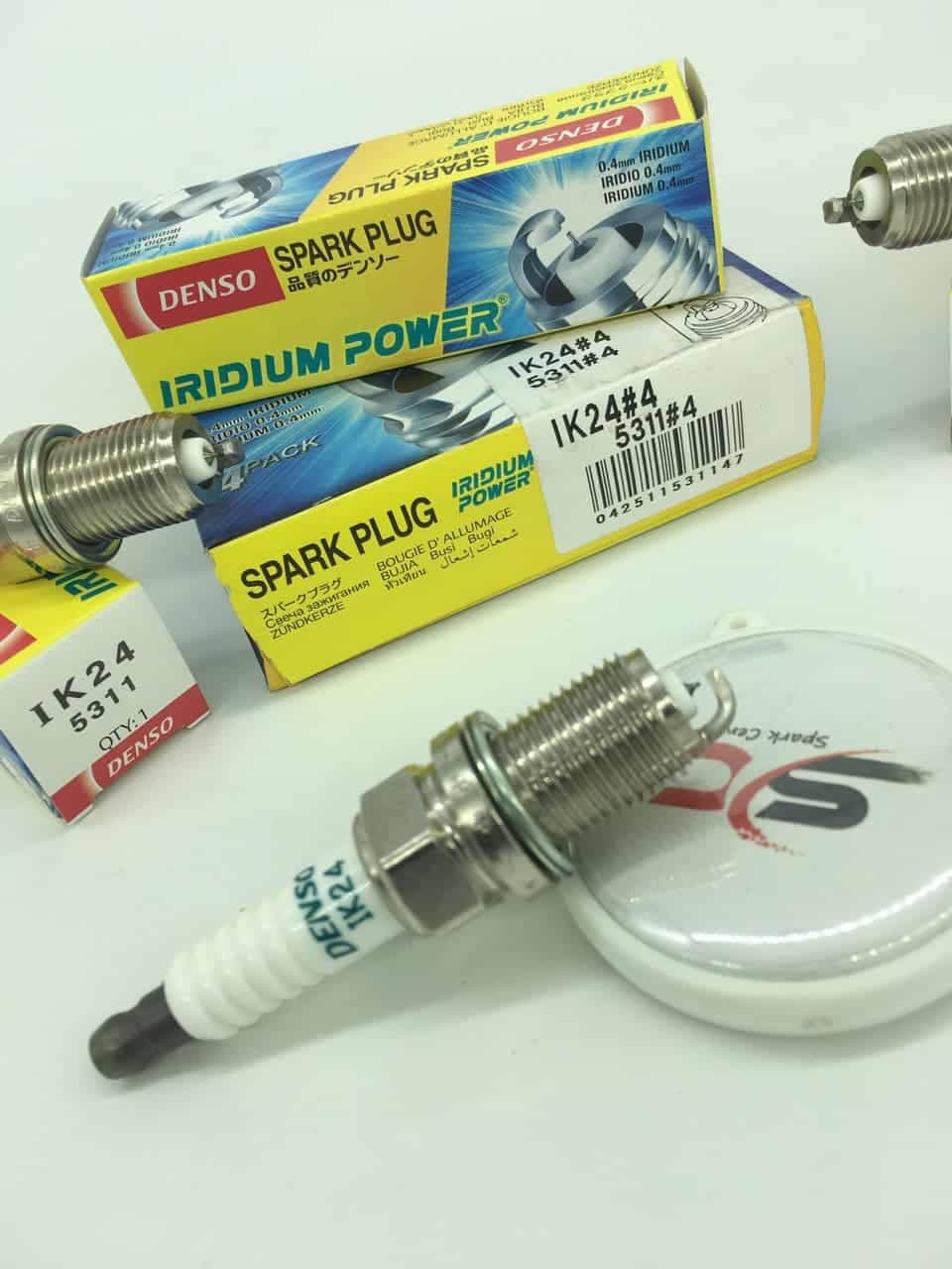 شمع دنسو پایه کوتاه سوزنی ایریدیوم پاور DENSO IK24 5311 — تصویر ۲