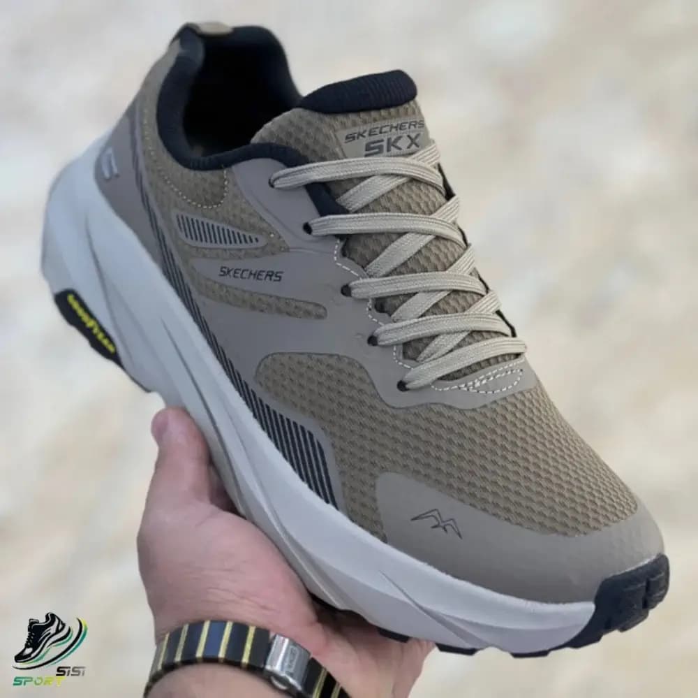 کفش مردانه اسکیچرز Go Run Trail Altitude 2 کرم — تصویر ۳