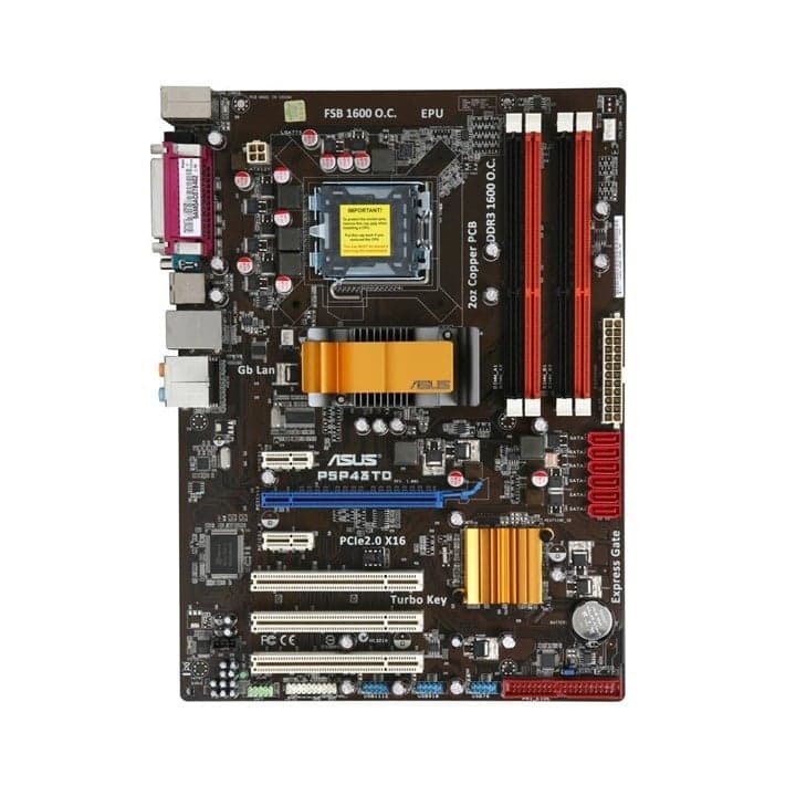 مادربرد ایسوس مدل Asus P5P43TD DDR3 (استوک)