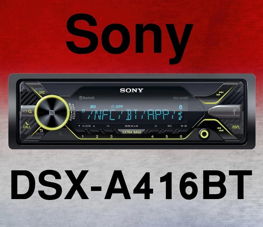 پخش خودرو سونی مدل DSX-A416BT