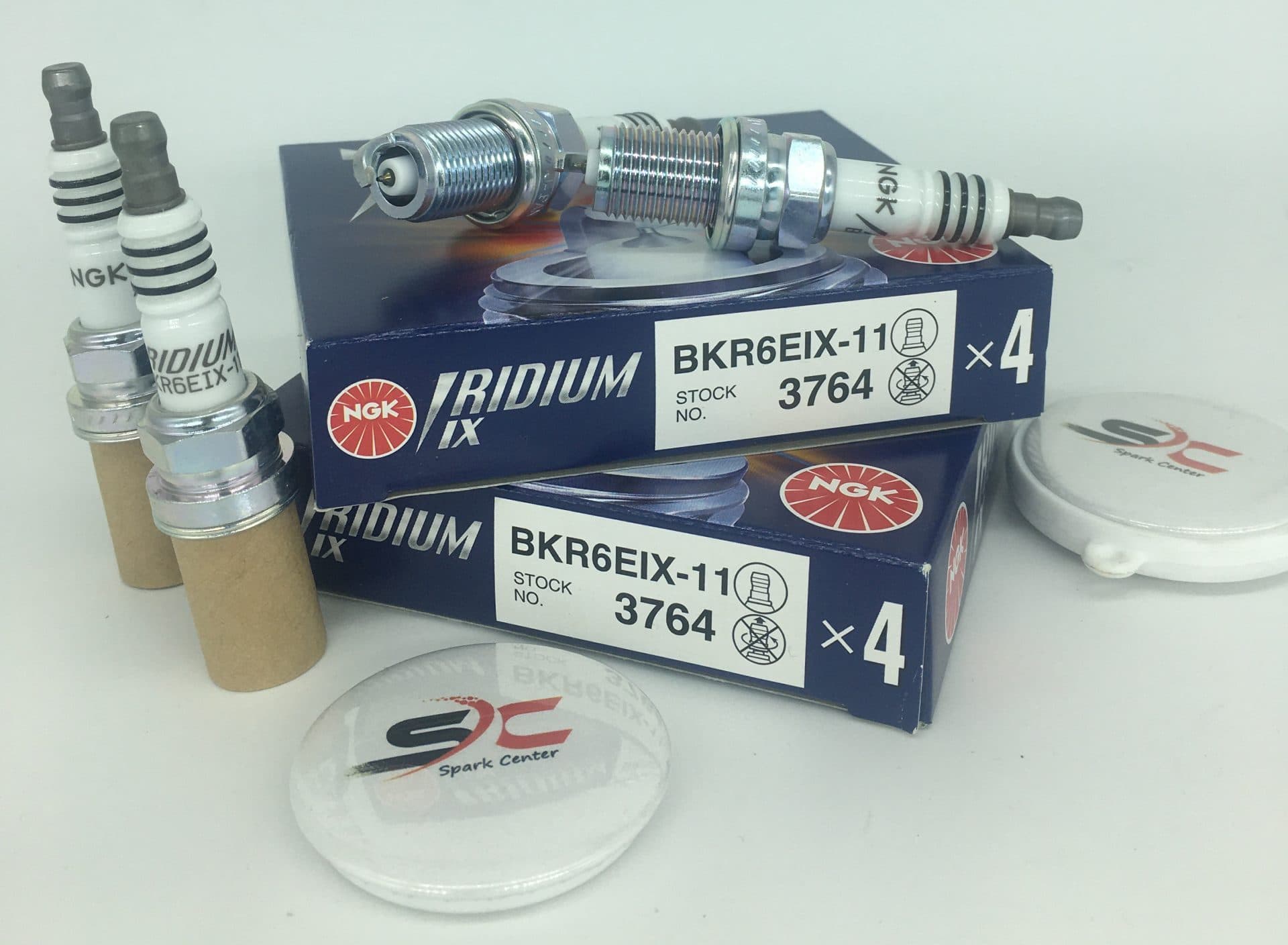 شمع سوزنی ایریدیوم ای ایکس پایه کوتاه NGK BKR6EIX-11 3764 (یک عدد)