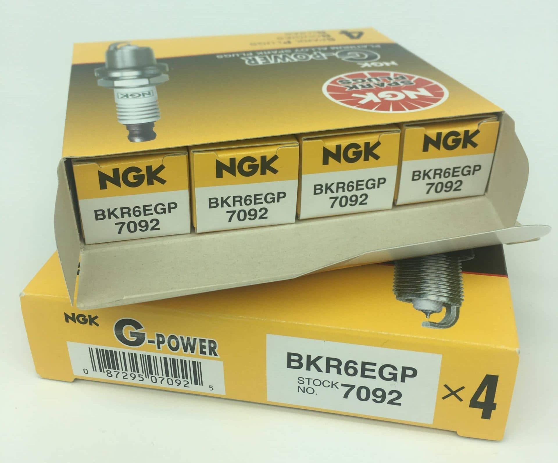 شمع سوزنی جی پاور پلاتینیوم پایه کوتاه 7092 NGK BKR6EGP(یک عدد) — تصویر ۲